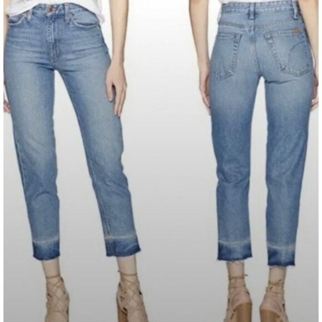 Joes Jeans Collectors Edition The Debbie High Rise Straight Crop 25x26